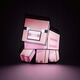 Лампа-фигурка Paladone Minecraft Розовая Свинка Pig Light Icon (16 см) - изображение 1