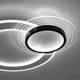 LED люстра MERVIN 75W R ON/OFF бело-черная Luminaria 7500Lm управляемая (без пульта) WHITE/BLACK 500х400х70мм - изображение 2