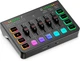 Игровой аудиомикшер 4-канальный саундборд IXTECH, RGB-стриминговый аудиоинтерфейс для ПК с поддержкой XLR-микрофона, аудиоэквалайзер для игр, караоке для поточных подкастов, индивидуальная регулировка громкости - изображение 1