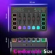 Игровой аудиомикшер 4-канальный саундборд IXTECH, RGB-стриминговый аудиоинтерфейс для ПК с поддержкой XLR-микрофона, аудиоэквалайзер для игр, караоке для поточных подкастов, индивидуальная регулировка громкости - изображение 7