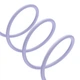 Кабель Type-C на Type-C Baseus Pudding Series Fast Chargingf Data Cable (1.2m, 100W, 5A, 480 Mbps). Purple - зображення 5