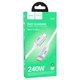 USB кабель на 240W Type-C Type-C U134 Primero (1.8m, 240W, 480Mbps, PD3.1). Gray - зображення 7