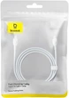 Кабель Type-C на Type-C Baseus Pudding Series Fast Chargingf Data Cable (1,2m, 100W, 5A, 480 Mbps). White - зображення 10