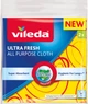 Серветка універсальна Vileda Ultrafresh Антибактеріальна 34х34 см 2 шт (172526) - зображення 1