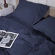 Простынь MirSon детская 110x160 см 30-0020 Smoky Blue Satin Stripe (2200007089185) - изображение 3