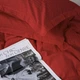 Простынь MirSon детская 110x160 см 30-0018 Red Satin Stripe (2200007089123) - изображение 4