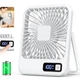 Аккумуляторный настольный мини вентилятор Desktop Stand Fan Белый (1010927-White) - изображение 3