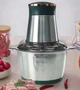 Измельчитель блендер овощерезка Молния Rainberg 1300 Вт / 2 скорости / 2л металлическая чаша цвет Серебристо-зеленый - изображение 2