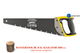 Ножовка по дереву Mastertool 400 мм 10T х 1" тройная заточка с тефлоновым покрытием (14-2440) - изображение 1