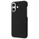 Чехол Premium Carbon Slim with MagSafe для Apple iPhone 16 Plus Black - изображение 1