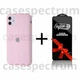 Чехол силиконовый Premium Silicone Case Full для Apple iPhone 11 chalk pink + Подарок защитное стекло ESD Mietubl для Apple iPhone - изображение 1