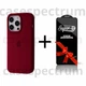 Чехол силиконовый Premium Silicone Case Full для Apple iPhone 14 Pro Max plum + Подарок защитное стекло ESD Mietubl для Apple iPhone - изображение 1