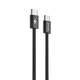 Кабель для заряджання та передачі даних Proove Energy Stream Type-C to Type-C 60W 1m Black - зображення 1