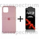 Чехол силиконовый Premium Silicone Case Full для Apple iPhone 11 Light Pink + Подарок защитное стекло ESD Mietubl для Apple iPhone - изображение 1