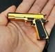 Сувенирный Пистолет Golden Eagle Desert Мини Пистолет M1911 Золотой (00715) - изображение 1