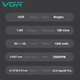 Триммер VGR V-296, 4 насадки, LED display - изображение 6