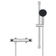 Набір змішувачів Grohe Quickfix термостат для душу із душовим гарнітуром Precision Flow THM та змішувач для раковини StartEdge S-Size UA202503TE - зображення 4