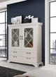 Витрина Frisco Kashmir 1230х1623х482 мм 2-дв. Пиния белая (12035-KSMV64) - изображение 6