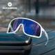 Окуляри поляризовані вело спортивні ROCKBROS SP350 Білі з фіолетовою лінзою (RB-SP350-6031) - зображення 1