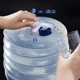 Набор канистры пластиковые складные с крышкой-клапаном на 5 10 и 15 л для воды прозрачные (JDT-0846406) - изображение 2
