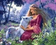 Картина за номерами 40×50 див. Babylon Дитинча єдинорога (VP 438) - зображення 1