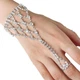 Слейв-браслет зі стразами Honey Fashion Accessories сріблястий (12-55/3) - зображення 2