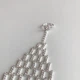 Слейв-браслет на руку з каблучкою та зі стразами "Cascade Crystal" Honey Fashion Accessories сріблястий (12055/2) - изображение 9