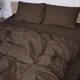 Простынь на резинке MirSon детская 60x120+10 см 19-1217 Chocolate Perla Ranforce Elite (2200007098798) - изображение 1