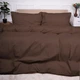 Простынь на резинке MirSon детская 70x130+10 см 19-1217 Chocolate Perla Ranforce Elite (2200007098804) - изображение 3