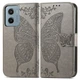 Чохол-книжка з малюнком UniCase Butterfly Pattern для Motorola Moto G05 - Grey - зображення 2