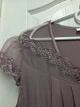 Жіноча нічна сорочка великих розмірів з мереживом віскоза Cotpark 13602-Bk 5XL Мокко - зображення 3
