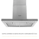 Витяжка Т-подібна Weilor MIST WTX 68 INOX (1200 м3/г, 3 швид., кнопкове кер.) 300367 - зображення 4