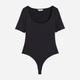 Боди-футболка женская H&M 1154640001c21 2XL Черная (1000000047168) - изображение 6