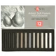 Пастель суха художня Santi Grey Tones 12 кольорів: 353698 - зображення 1