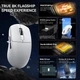 Геймерська акумуляторна бездротова (Bluetooth + 2,4G) миша Attack Shark R6 Ultralight 39g, 8K PAW3950MAX ЧОРНА/BLACK (R6ULTRAB) - изображение 6