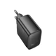 Зарядное устройство HOCO CS63A Bright PD65W 1xUSB 1xType-C charger EU Black (6942007638470) - изображение 2