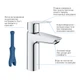 Набір змішувачів 4 в 1 для ванної кімнати Grohe QuickFix Start M-Size UA202301KE - зображення 10