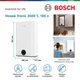Водонагреватель электрический BOSCH плоский слим Tronic 3500 100 л 1.5 кВт, универсальный монтаж электронное управление B белый 7736507294 - изображение 4