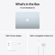 Ноутбук Apple MacBook Air 15.3" M4 16/512GB 2025 (MC7C4RU/A) (QWERTY+кирилиця) Sky Blue - зображення 11
