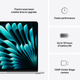 Ноутбук Apple MacBook Air 15.3" M4 16/512GB 2025 (MW1H3RU/A) (QWERTY+кирилиця) Silver - зображення 10