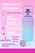Набір спортивних пляшок для води 3 в 1 із розміткою 300ml/800ml/2000ml (рожево-блакитні) - зображення 2