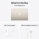 Laptop Apple MacBook Air 15.3" M4 24/512GB 2025 (MC6K4RU/A) (QWERTY+cyrylica) Starlight - obraz 11