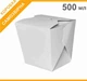 Коробка для WOK 500мл, без друку 200шт/уп, упаковка для пасти, Світ Упаковки - зображення 1