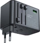 Зарядное устройство Acefast Z1 75W 3xUSB-C/2xUSB-A Fast Charger Black (6974316282495) - изображение 1