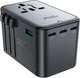 Зарядное устройство Acefast Z1 75W 3xUSB-C/2xUSB-A Fast Charger Black (6974316282495) - изображение 2