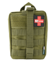 Аптечка тактическая JB Tactical ПМД сменная панель Molle Олива (opt-M-T-5272) - зображення 1