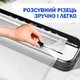 Вакууматор +10 пакетов Вакуумный упаковщик SFHY094 со стерилизацией со встроенным резаком и дисплеем для сухих и влажных продуктов - изображение 3