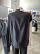Рубашка женская классическая Oversize на пуговицах Без бренду Черная с бежевым 14504 L (48) - изображение 9