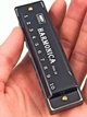 Гармошка губная Harmonica (диатоническая) С, черная - изображение 9