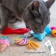 Набор игрушек для котов Outward Hound Kitty Sweet Treats Cat Toys, 6 шт - изображение 2